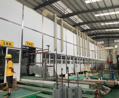 振遠電鍍設備試產中 振遠電鍍設備試產中